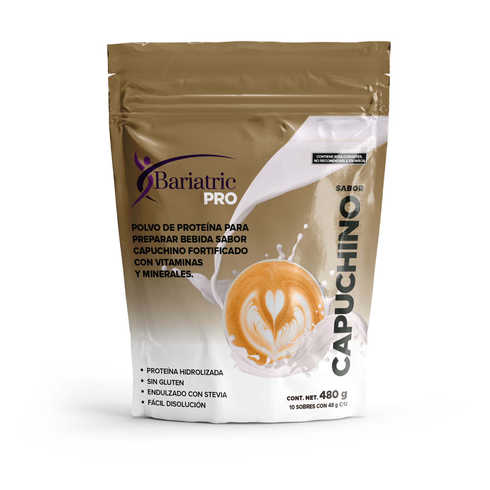 Bariatric Pro sabor Capuchino - Bolsa con 10 sobres (base leche)