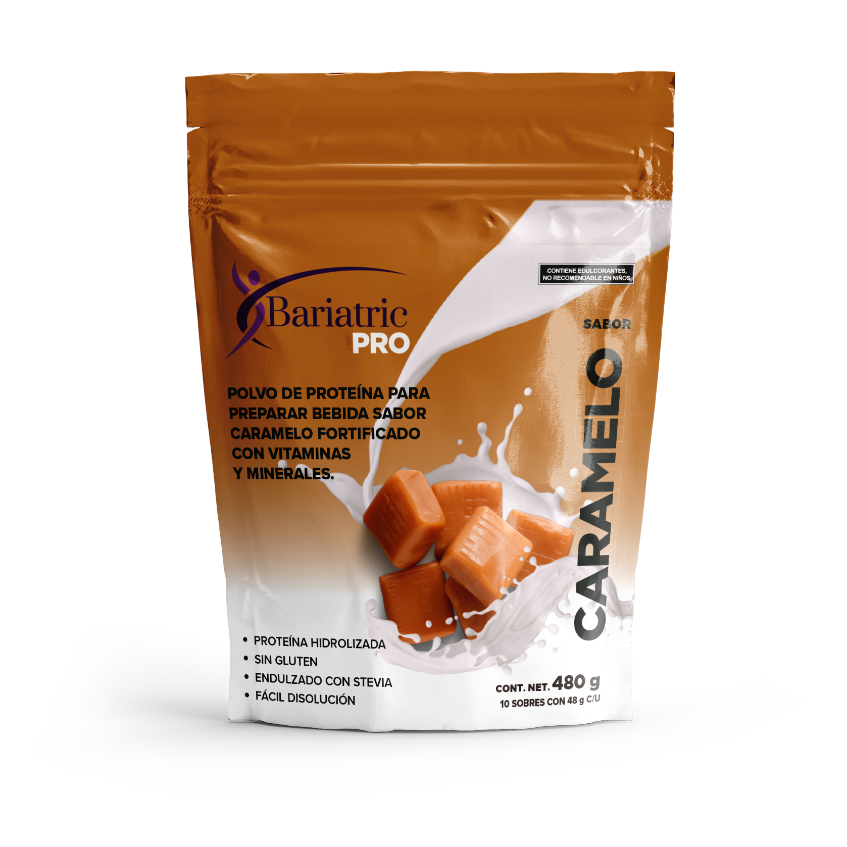 Bariatric Pro sabor Caramelo - Bolsa con 10 sobres (base leche)