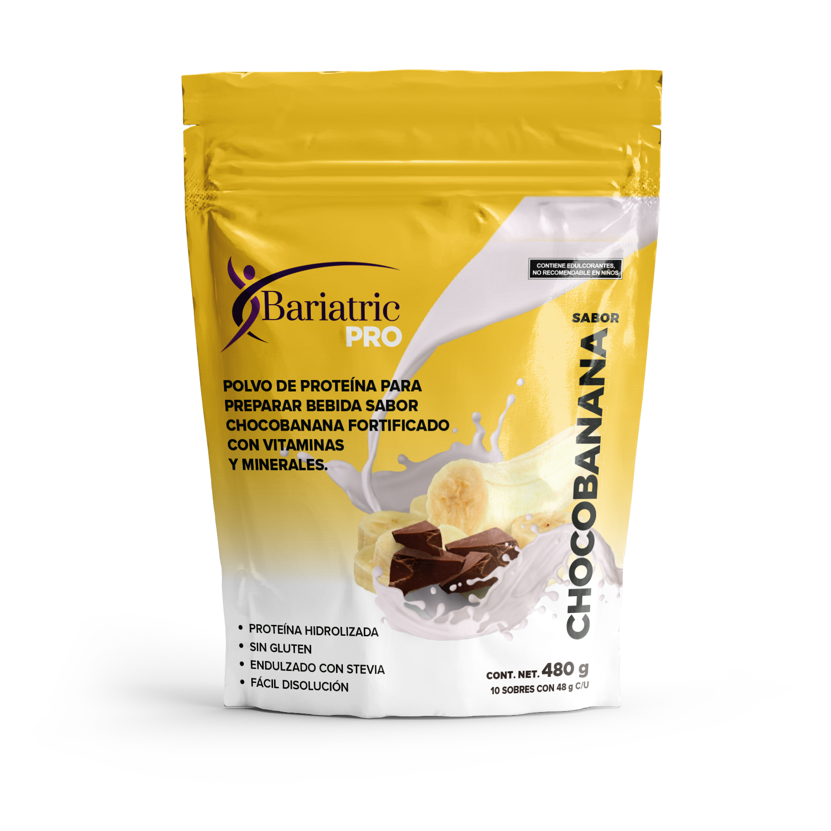 Bariatric Pro sabor Choco Banana - Bolsa con 10 sobres (base leche)