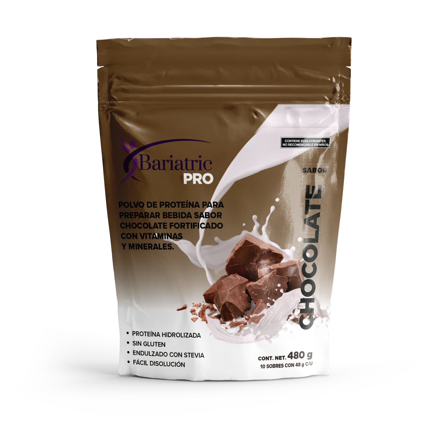 Bariatric Pro sabor Chocolate - Bolsa con 10 sobres (base leche)